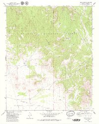 King Canyon 1979 topographic map thumbnail