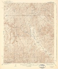 Klondyke 1943 topographic map thumbnail