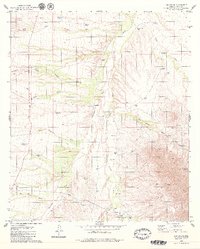 Las Guijas 1979 topographic map preview