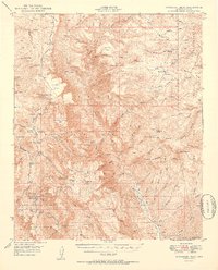 McFadden Peak 1950 topographic map thumbnail