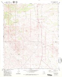 Monk Draw 1979 topographic map thumbnail