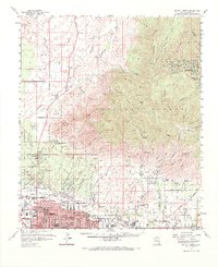 Mount Lemmon 1957 topographic map thumbnail