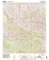 Mount Turnbull 1998 topographic map thumbnail