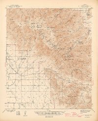 Mt. Graham 1942 topographic map thumbnail