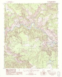 Mule Hoof Bend 1988 topographic map thumbnail
