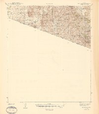 Oro Blanco 1944 topographic map thumbnail