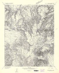 Pastora Peak SW topographic map thumbnail
