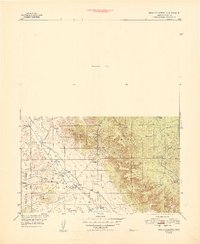 Picacho Butte 1948 topographic map thumbnail