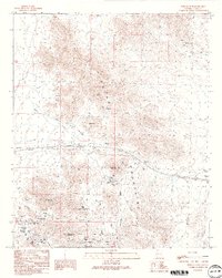 Plomosa Pass 1990 topographic map thumbnail