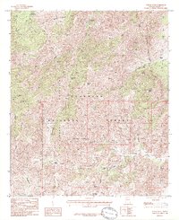 Portal Peak 1987 topographic map thumbnail
