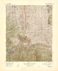 Prescott 1948 topographic map thumbnail