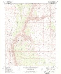 Rock Canyon 1979 topographic map thumbnail