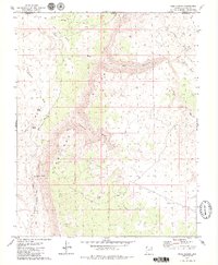 Rock Canyon 1979 topographic map thumbnail