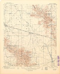San Simon 1917 topographic map thumbnail