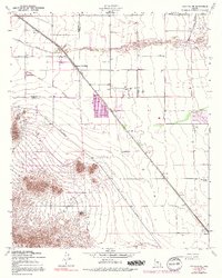 Sacaton NE 1956 topographic map thumbnail