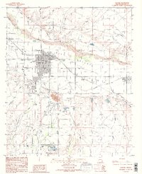 Safford 1985 topographic map thumbnail