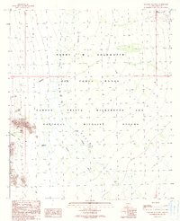 Saguaro Gap Well 1990 topographic map thumbnail