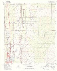 Sahuarita 1981 topographic map thumbnail