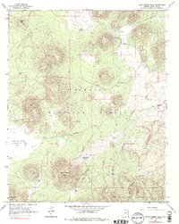 White Horse Hills 1966 topographic map thumbnail