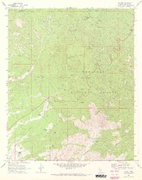 Wilhoit 1969 topographic map thumbnail
