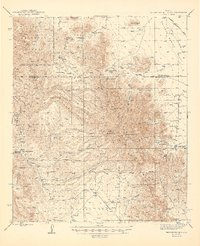Winchester Mts. 1943 topographic map thumbnail