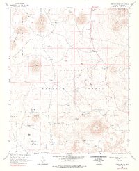 Wing Mountain 1966 topographic map thumbnail