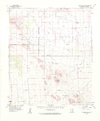 Squaretop Hills 1958 topographic map thumbnail