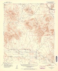 Woolsey Peak 1951 topographic map thumbnail