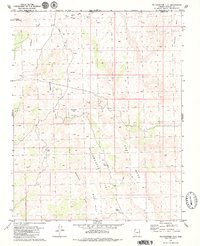Yellowhorse Flat 1979 topographic map thumbnail
