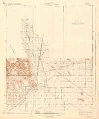 Yucca 1929 topographic map thumbnail