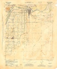 Yuma 1945 topographic map thumbnail