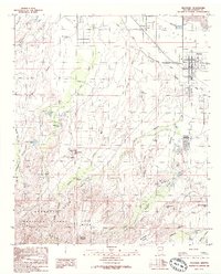 Thatcher 1985 topographic map thumbnail