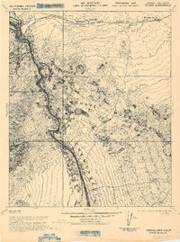 Topock 1943 topographic map thumbnail