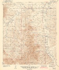 Tubac 1943 topographic map thumbnail