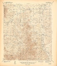 Tubac 1943 topographic map thumbnail