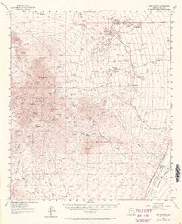 Twin Buttes 1957 topographic map preview
