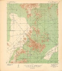 Vekol Mountains 1941 topographic map thumbnail