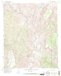 Verde Hot Springs 1967 topographic map thumbnail