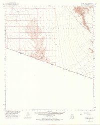 Vopoki Ridge 1965 topographic map thumbnail