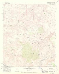 Hackberry Mtn. 1967 topographic map thumbnail