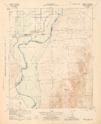 Cibola 1945 topographic map preview