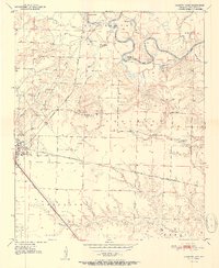 Ashdown East 1951 topographic map thumbnail