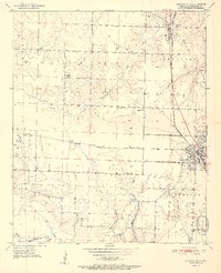 Ashdown West 1951 topographic map thumbnail