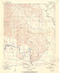 Ben Lomond 1951 topographic map thumbnail