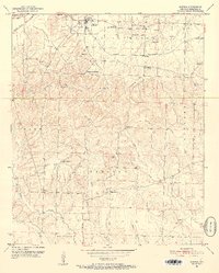 Blevins 1951 topographic map thumbnail