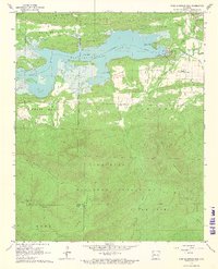 Blue Mountain Dam 1966 topographic map thumbnail