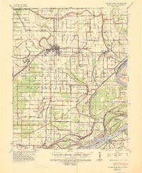 Blytheville 1939 topographic map thumbnail