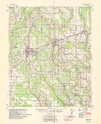 Brinkley 1958 topographic map thumbnail