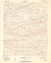 Burnville 1951 topographic map thumbnail