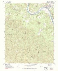 Calico Rock 1964 topographic map thumbnail